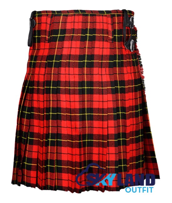 Scottish Wallace Tartan 8 Yard Kilt Men's Traditional Tartan Kilts