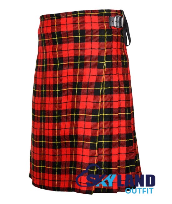 Scottish Wallace Tartan 8 Yard Kilt Men's Traditional Tartan Kilts