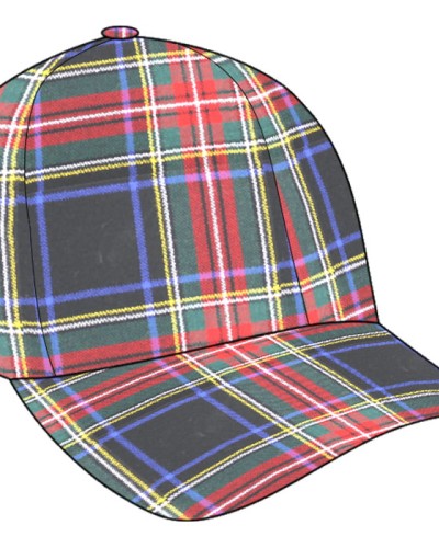 Baseball Cap Tartan Hat Peaked Cap Sports Cap