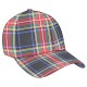 Men / Women Fashion Leisure Grid Fad All-Match Plaid Baseball Cap Peaked Cap