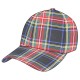 Baseball Cap Tartan Hat Peaked Cap Sports Cap