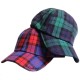 Men / Women Fashion Leisure Grid Fad All-Match Gray Watch Tartan Plaid Baseball Cap Peaked Cap