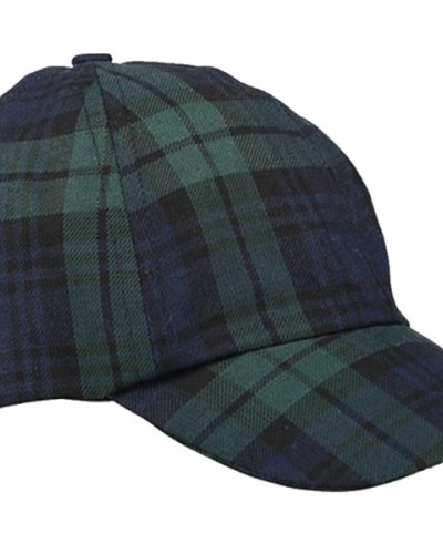 Baseball Cap Black Watch Tartan Hat Peaked Cap Sports Cap