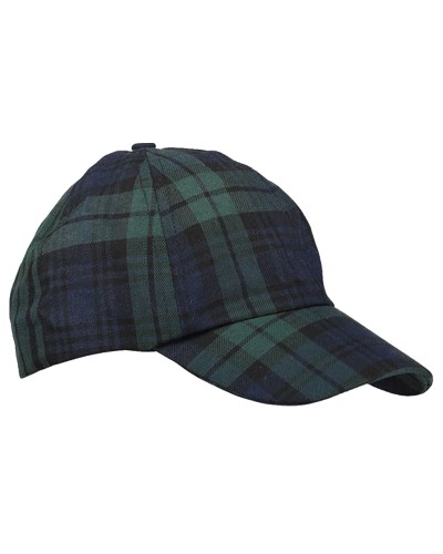 Baseball Cap Black Watch Tartan Hat Peaked Cap Sports Cap