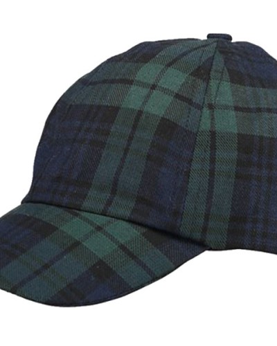 Baseball Cap Black Watch Tartan Hat Peaked Cap Sports Cap