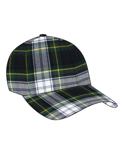 Baseball Cap Dress Gordon Tartan Hat Peaked Cap Sports Cap