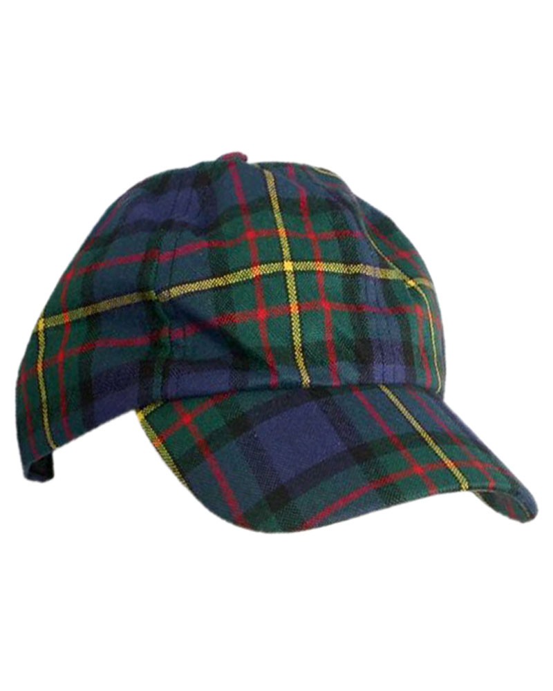 plaid baseball hat womens