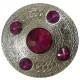 Premium Quality Fuchsia Stone Fly Plaid Brooch for Scottish Kilt Premium Quality Fuchsia Stone Fly Plaid Brooch for Scottish Kilt