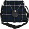 Douglas Blue Tartan Ladies Kilt Shaped Purse, Tote Bag