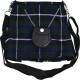 Scottish Douglas Blue Tartan Ladies Kilt Shaped Purse, Traditional Clothing Hand Bag