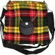 Scottish Buchanan Tartan Ladies Kilt Shaped Purse, Traditional Clothing Hand Bag