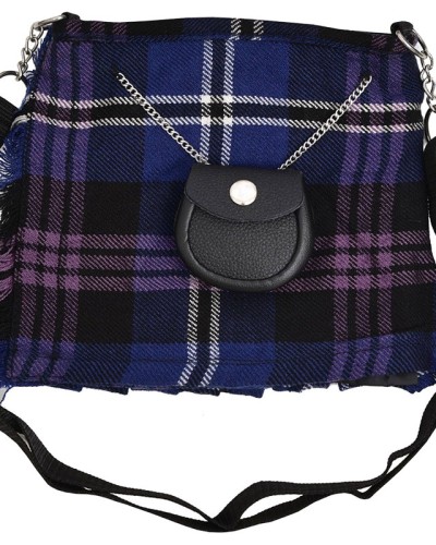 Heritage of Scotland Tartan Ladies Kilt Shaped Purse, Tote Bag