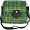 Irish National Tartan Ladies Kilt Shaped Purse, Tote Bag