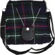 Scottish Mackenzie Tartan Ladies Kilt Shaped Purse, Traditional Clothing Hand Bag