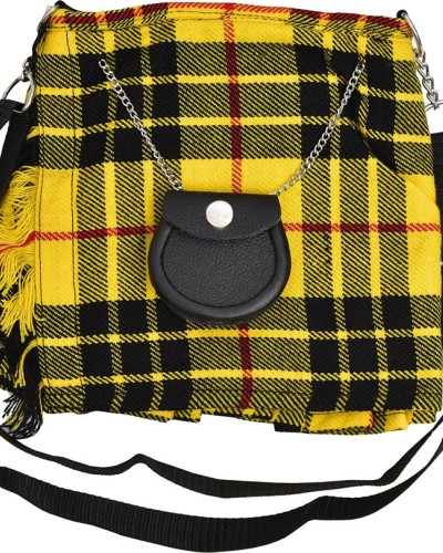 MacLeod of Lewis Tartan Ladies Kilt Shaped Purse, Tote Bag