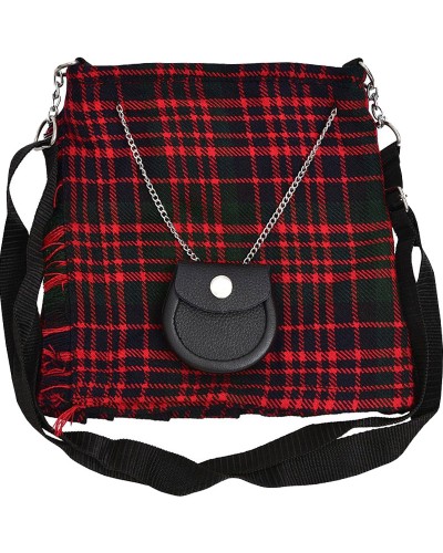 MacDonald Tartan Ladies Kilt Shaped Purse, Tote Bag MacDonald Tartan Ladies Kilt Shaped Purse, Tote Bag