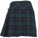 Ladies Black Watch Tartan Mini Billie Kilt Mod Skirt Girls Mini Billie kilt Skirt