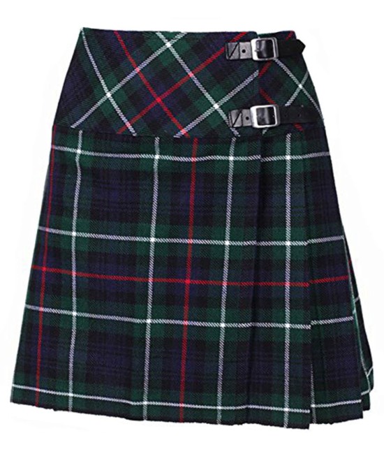 Ladies Mackenzie Tartan Mini Billie Kilt Mod Skirt Girls Mini Billie Skirt