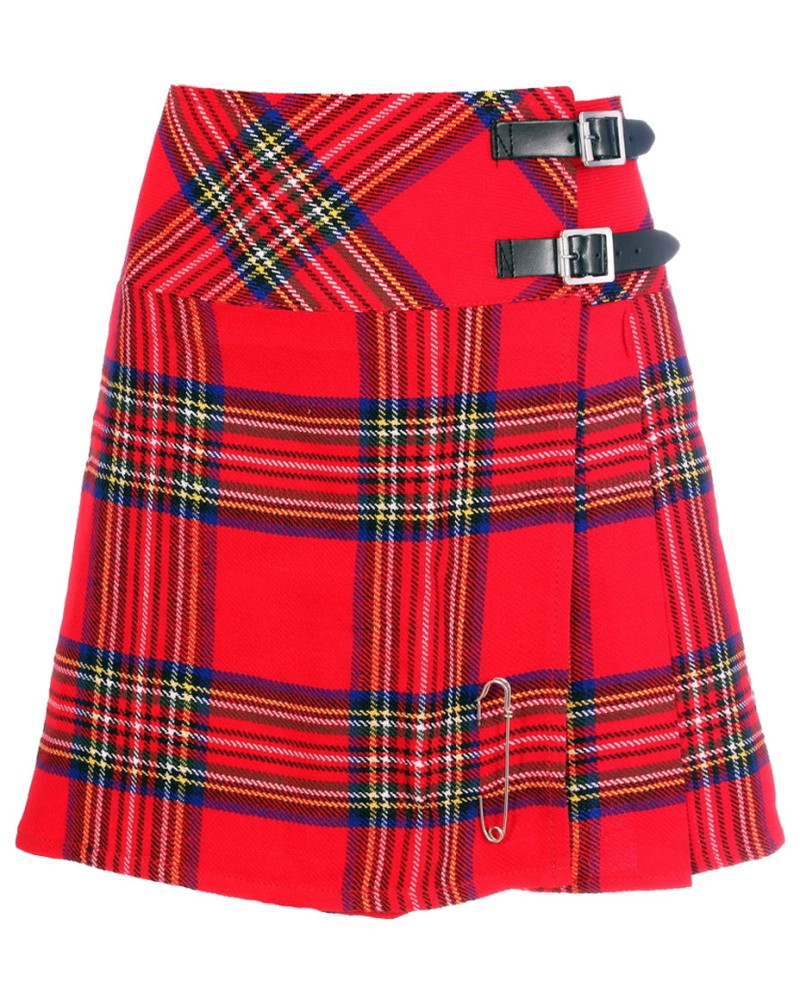 Royal Stewart Tartan Scottish Billie ULTRA MINI Skirt Ladies Waist Sizes 26-38 