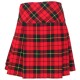 Ladies Wallace Tartan Mini Billie Kilt Mod Skirt Girls Mini Billie Skirt