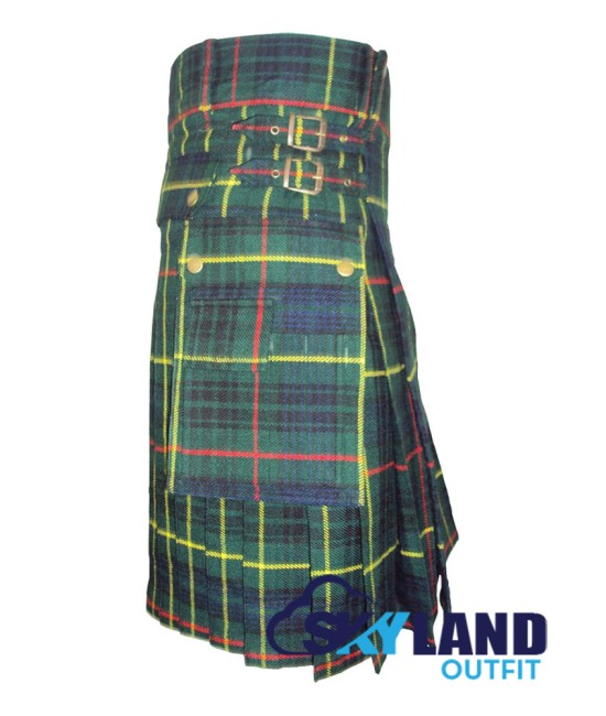 Scottish Hunting Stewart Tartan Kilt Modern Utility Kilts