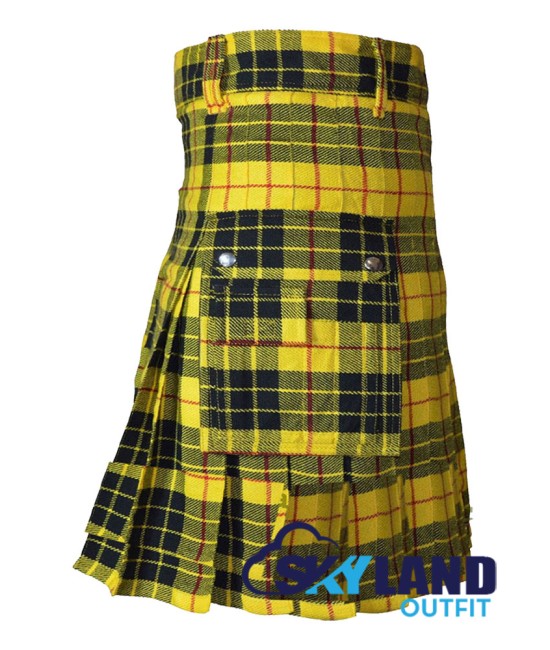 Scottish MacLeod of Lewis Tartan Kilt Utility Modern Kilts