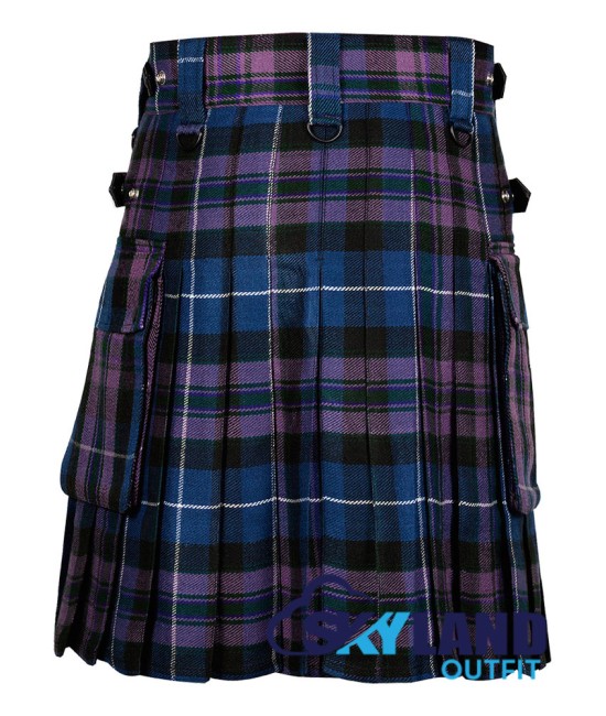 Scottish Pride of Scotland Tartan Kilt Modern Utility Kilts