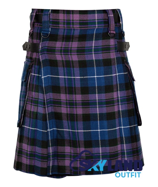 Scottish Pride of Scotland Tartan Kilt Modern Utility Kilts