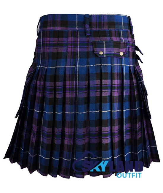 Scottish Pride of Scotland Tartan Kilt Utility Modern Kilts