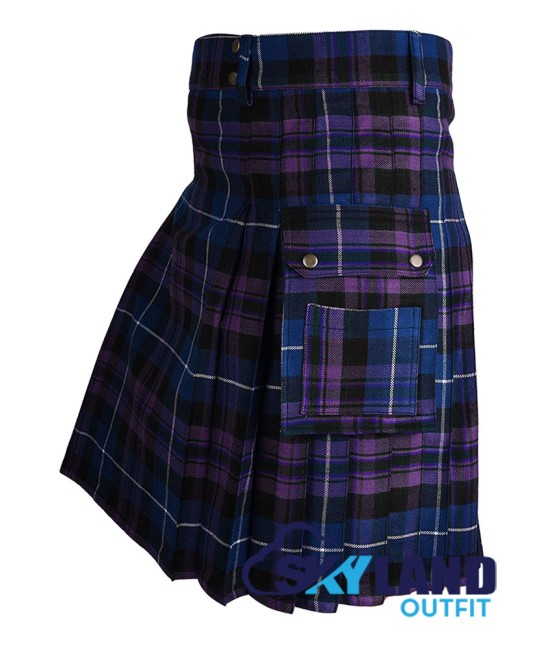 Scottish Pride of Scotland Tartan Kilt Utility Modern Kilts