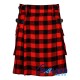 Scottish Red, Black Rob Roy Tartan Kilt Modern Utility Kilts