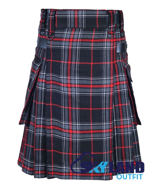 Scottish Spirit of Bruce Tartan Kilt Modern Utility Kilts