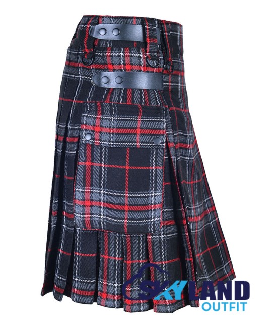 Scottish Spirit of Bruce Tartan Kilt Modern Utility Kilts