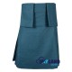 Scottish 8-Yard Smooking Blue Wool Kilt with 3 Detachable Pockets