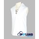 Jacobite Ghillie Kilt Shirt White Cotton Jacobean Sleeveless Shirt