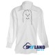 Jacobite ghillie kilt shirt white cotton Jacobean full sleeve shirt