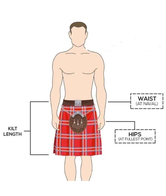 Balmoral Tartan 8 Yard Kilt – Traditional Scottish Kilt Custom Size
